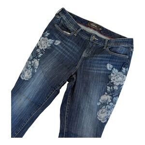 Torrid Premium Dark Wash Skinny Premium Embroidered Jeans 14R